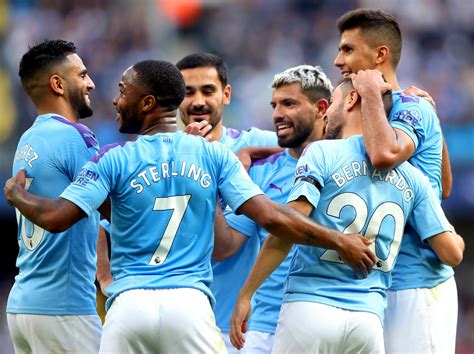 1894 this is our city 6 x league champions#mancity ℹ@mancityhelp. Manchester City vs Brighton result: Aguero at the double ...