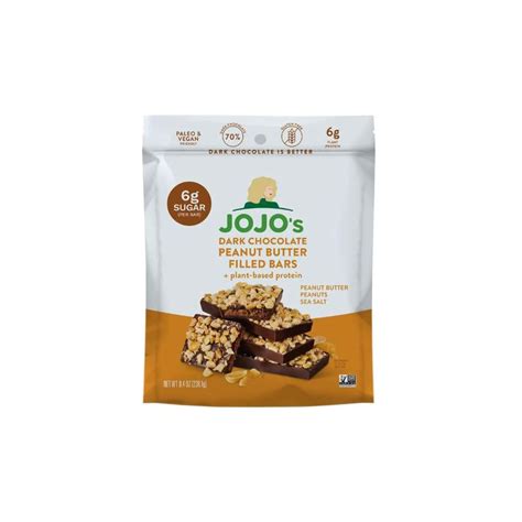 Buy Jojos Dark Chocolate Bars With Plant Based Protein Low Sugar Low