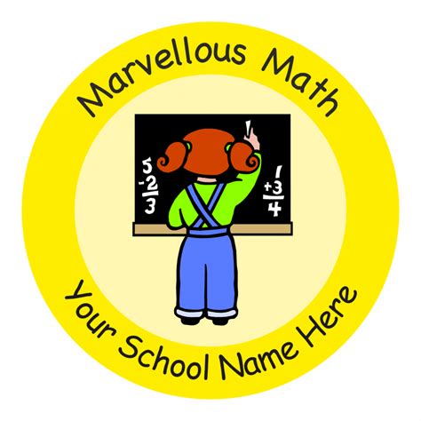 Math Sticker Set 2 School Stickers For Teachers