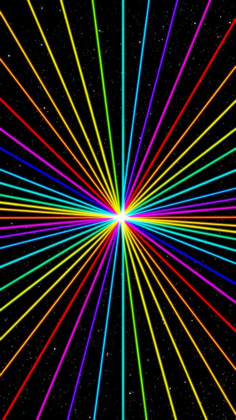 Rainbow Laser Rays 2250x4000 Ramoledbackgrounds