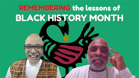 Remembering The Lessons Of Black History Month Youtube