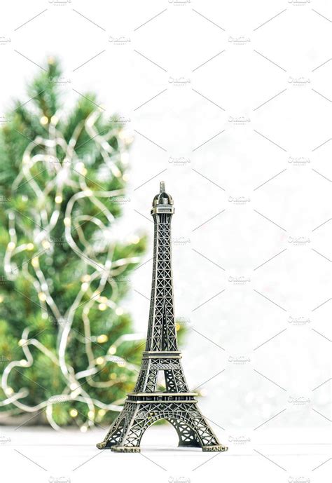 Eiffel Tower Christmas Tree Decorati By Liligraphie On Creativemarket