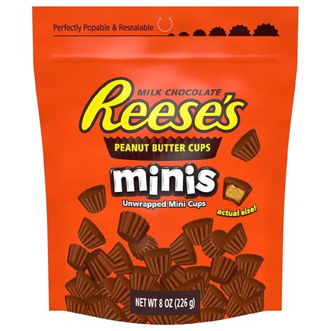 Reeses Minis Peanut Butter Cups Candy Walgreens