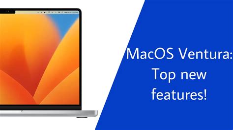 Macos Ventura Features Top New Features Youtube