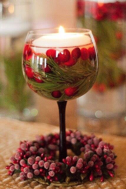 Christmas Floating Candles Centerpieces Musely