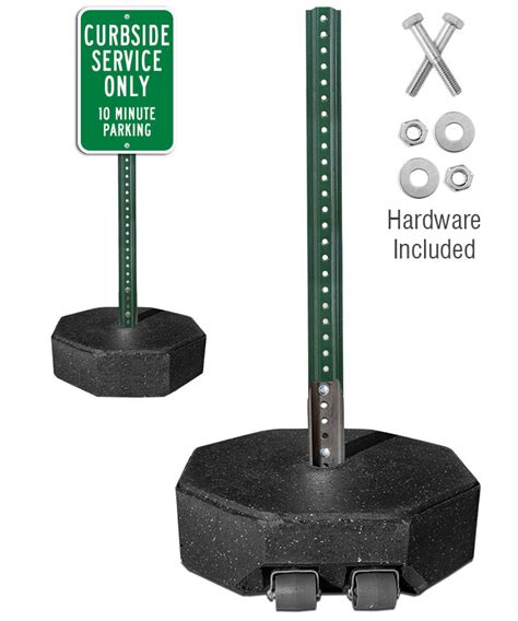 60 Lb Rubber Portable Sign Stand Orders Ship Same Or Next Day