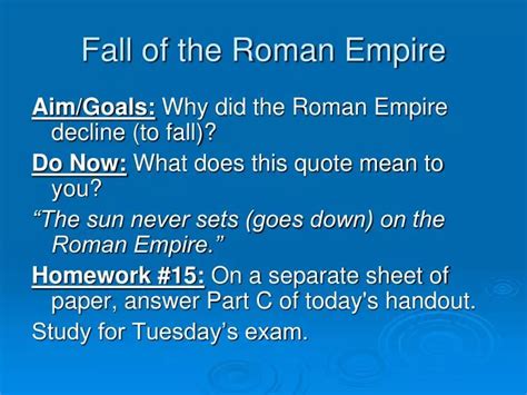 Ppt Fall Of The Roman Empire Powerpoint Presentation Free Download Id2192790