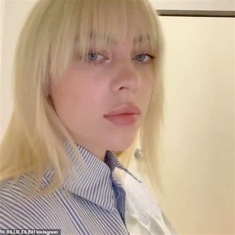 Billie Eilish Debuts Chic Eye Skimming Bangs As She Highlights Her New