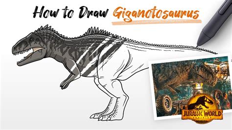 Giganotosaurus Drawing