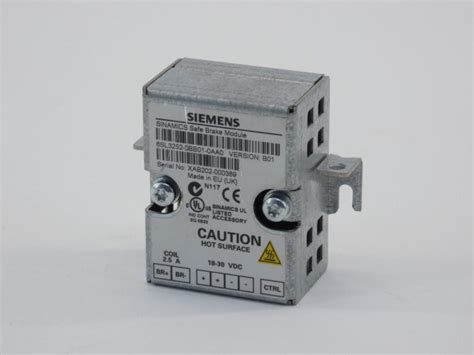 Siemens 6sl3252 0bb01 0aa0 Sinamics Safe Brake Module Gpm Surplus