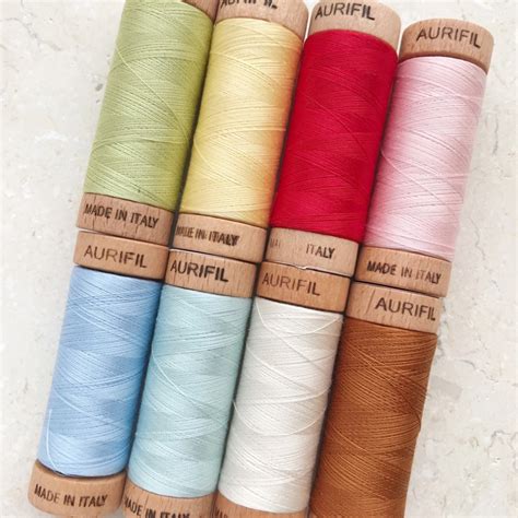 Aurifil 80wt Cotton Thread Row By Row Quilt Selection | Sew & Quilt