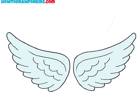How To Draw Easy Wings Easy Drawing Tutorial For Kids