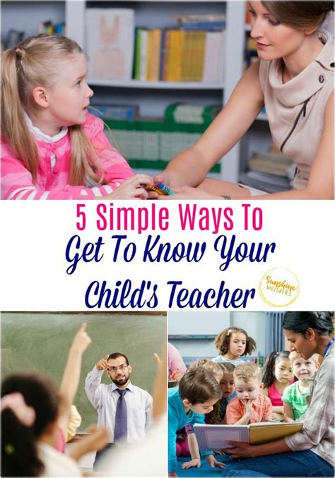 5 Simple Ways To Get To Know Your Childs Teacher Getting To Know You