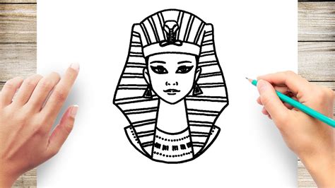 How To Draw Egyptian Queen Cleopatra Youtube