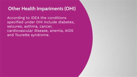 Other Health Impairments By Hana Lindenmuth