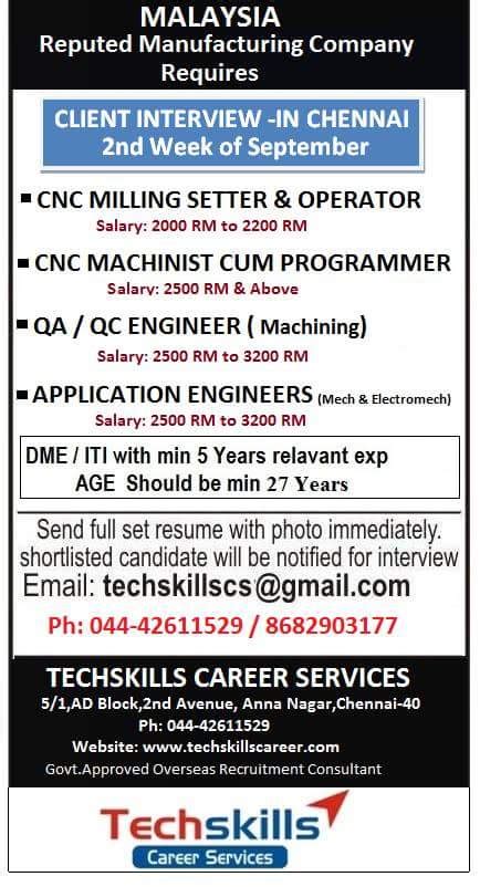 Supply plastic components for oem, manufacturing processes. Malaysia Job Requirement 2019