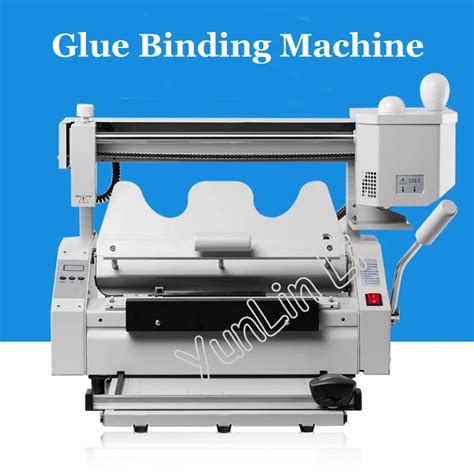 Hot Melt Glue Binding Machine Booklet Maker Desktop Glue Book Binding Machine Glue Book Binder