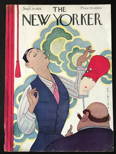 Rare Very Old The New Yorker Magazine Original Cover Sept Etsy New