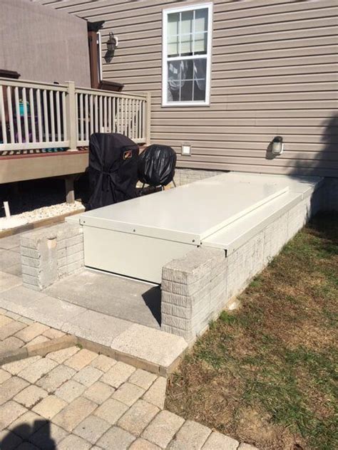 Thinking about finishing a basement in richmond hill? All Aluminum Basement Bulkhead Door | LuciGold | Roof ...