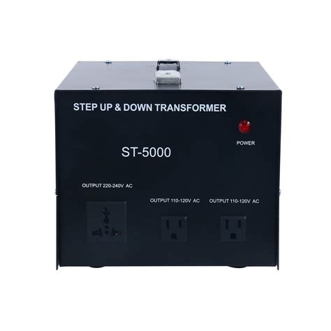 5000w Step Upanddown Transformer 110v To 220v Circuit Breaker Protection