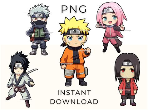 Chibi Naruto Characters Cute