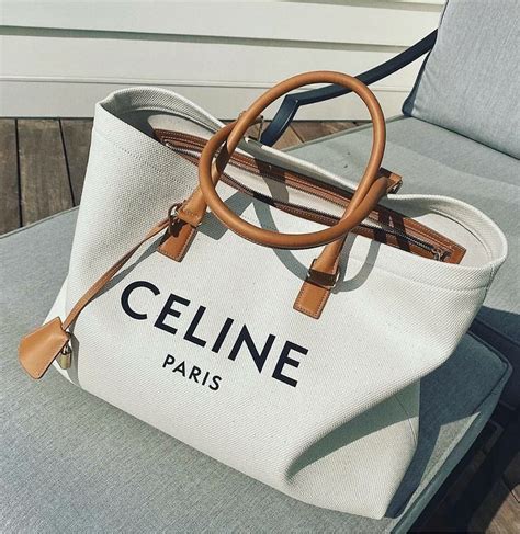 Celine Horizontal Cabas Canvas Bag Reference Guide Spotted Fashion