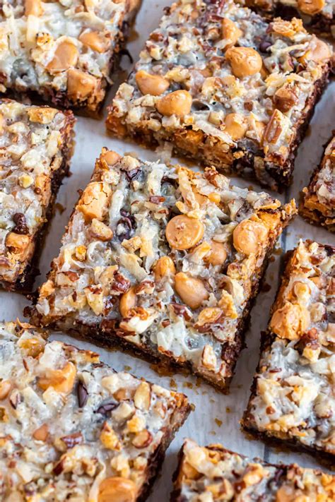 The BEST Seven Layer Cookie Bars Recipe - Shugary Sweets
