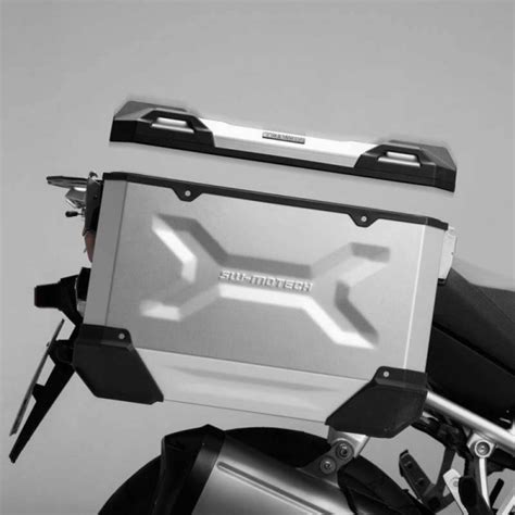 Sw Motech Trax Adv Motorcycle Side Cases Silver