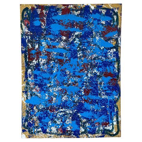 1940s American Abstract Expressionism Painting For Sale At 1stdibs