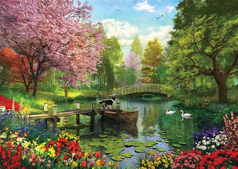 Solve Enjoying The Lake Jigsaw Puzzle Online With 108 Pieces