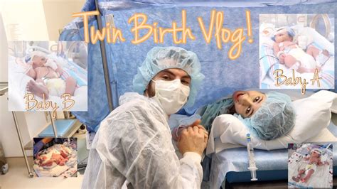 Twin Birth Vlog Unexpected Early Delivery C Section Delivery