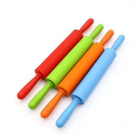 38cm Long Silicone Rolling Pin Pastry Roller In Rolling Pins And Pastry Boards From Home And Garden