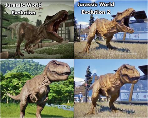 Tyrannosaurus Rex Evolution Before And After