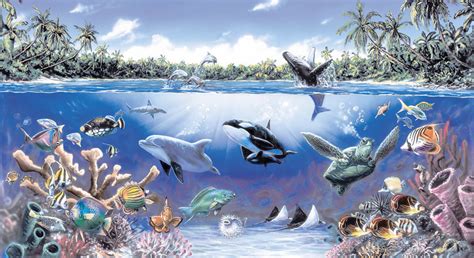Download Sea Life Ocean Wall Mural Murals For Kids By Jdominguez48