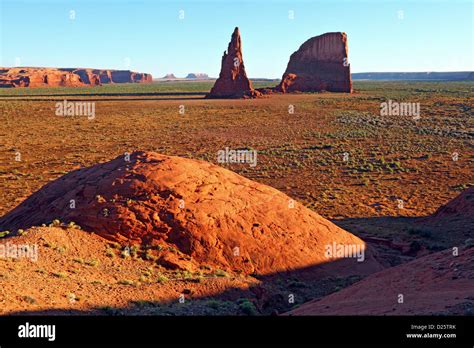 Dancing Rocks Rock Point Navajo Reservation Arizona Usa Stock Photo