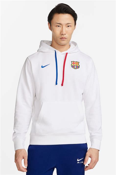 Hoodie White Barça Nike Barça Official Store Spotify Camp Nou