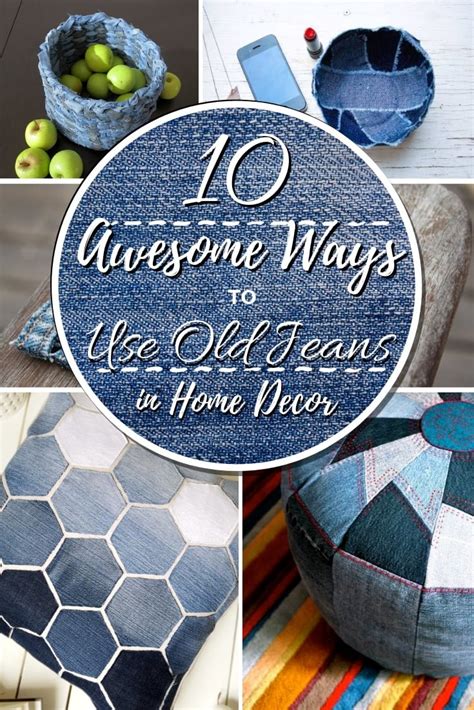 10 Awesome Ways To Use Old Jeans For Decor