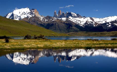 Laguna Azul Patagonia Chile Nacional Torres Del Paineis Flickr