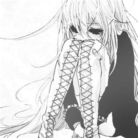 Depressed Holding Broken Heart Aesthetic Sad Anime Girl