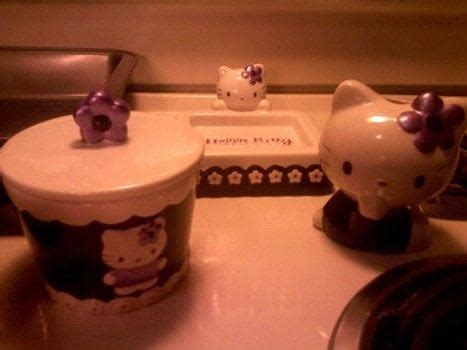 Pink hello kitty bathroom decor these pictures of this page are about:hello kitty bathroom set. Painted Hello Kitty Bathroom Set · A Bathroom Project ...
