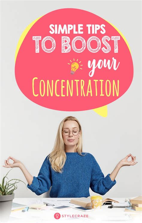 10 Simple Tips To Boost Your Concentration Concentration Tips