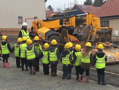 See more ideas about construction site, construction, site. Fife school kids swap classroom for building site to learn ...