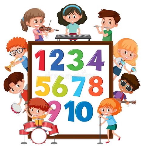 Kids Doing Different Activities Kindergarten Stock Illustrations 136