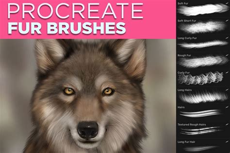 Procreate Fur Brushes in 2020 | Procreate brushes, Procreate, Procreate brushes free