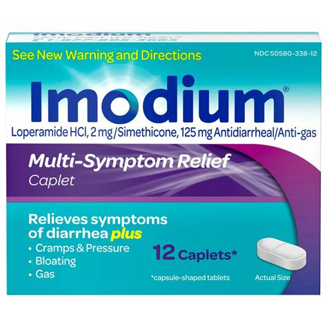 Imodium Multi Symptom Relief Caplets Shop Digestion And Nausea At H E B