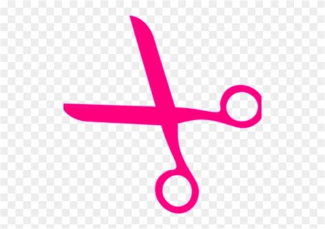 Cropped Pink Hair Scissors Md Hair Salon Scissors Clipart Free