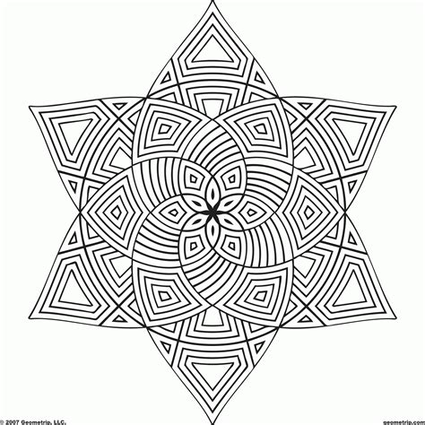 Well there you have it my friends! Advanced Geometric Coloring Pages - Coloring Home