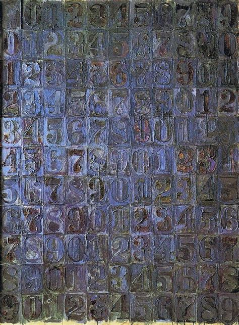 Gray Numbers 1958 By Jasper Johns