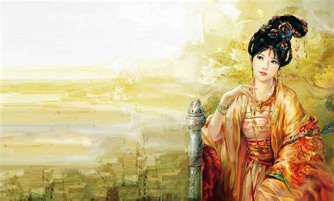 1920x1200 Asian Fantasy Collage Girl Coolwallpapersme