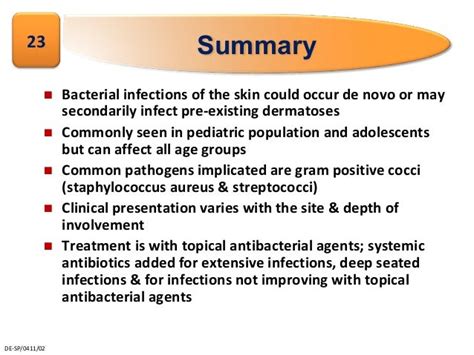 Superficial Bacterial Infection
